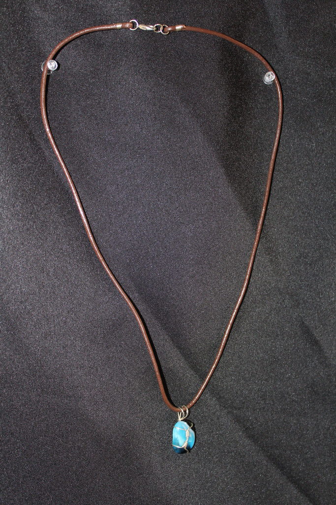 Fused Glass Pendant 005 – On Cord Creations