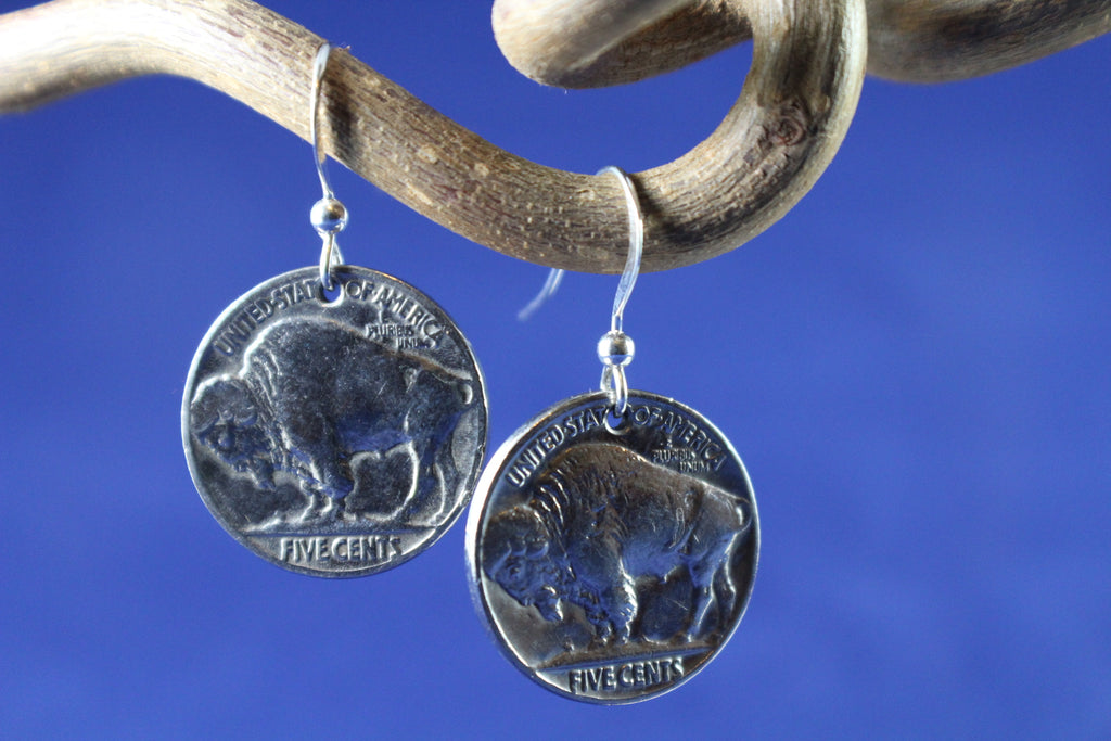 Buffalo head nickel on sale earrings