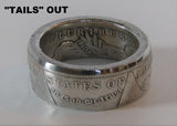 Morgan dollar ring tails out