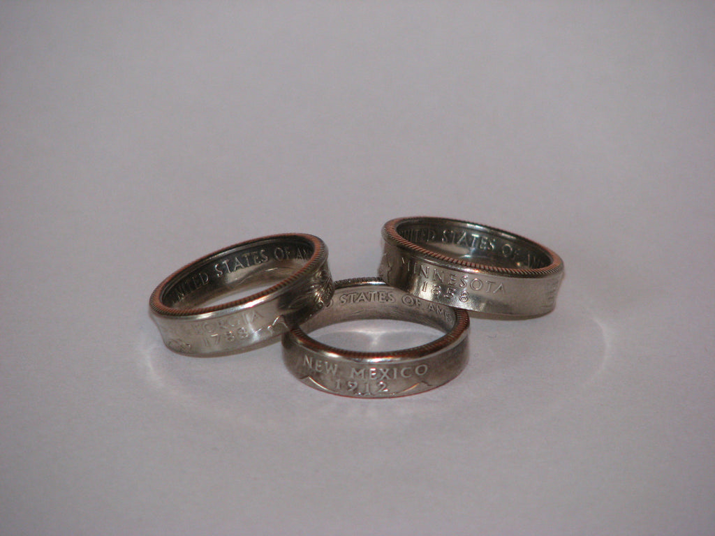 Two Sided Coin Rings