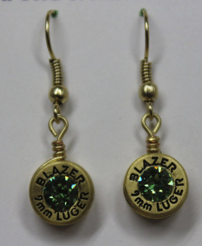 Shell Casing Dangle Earrings