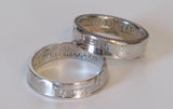 Silver Quarter rings
