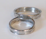 Silver Dime rings
