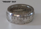 Morgan dollar ring heads out